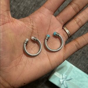 Silver and Turquoise Women's Ring